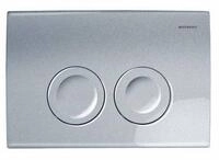 Geberit Bet&auml;tigungsplatte Delta21, Kunststoff f&uuml;r 2-Mengen-Sp&uuml;lung, Bet&auml;tigung