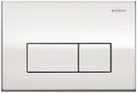 Geberit Kappa 50 Bet&auml;tigungsplatte, Hochglanz-Chrom, f&uuml;r 2-Mengen-Sp&uuml;lung,