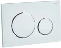 Geberit Bet&auml;tigungsplatte Sigma 20 (Bet&auml;tigung von vorne, Dr&uuml;ckerstangen
