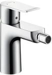 hansgrohe Metris Einhebel-Bidetarmatur mit Zugstangen-Ablaufgarnitur, Chrom