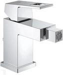 Grohe Eurocube Bidetarmatur Zugstange, Kugelgelenk-Auslauf chrom 23138000