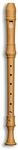 Mollenhauer 5206 Denner Alt-Blockfl&ouml;te Birnbaum hell Natur-Holz Barock Doppelloch