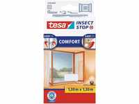 tesa Insect Stop COMFORT Fliegengitter für Fenster - Insektenschutz mit Klettband