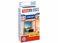tesa Insect Stop COMFORT Fliegengitter für Fenster - Insektenschutz mit Klettband