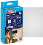 tesa Insect Stop Klett Fliegengitter Premium f&uuml;r Fenster, Insektenschutz mit starkem