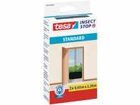 tesa Insect Stop STANDARD Fliegengitter für Türen - 2-tlg Insektenschutz Tür mit
