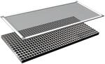 Windhager Lichtschachtabdeckung, Gitterrostabdeckung, Kellerschachtabdeckung, Alu