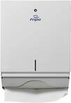 fripa 2340002 Falthandtuch-Spender, Metall, gro&szlig;, wei&szlig;