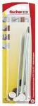 Fischer Fensterrahmenschraube FFS 7,5 x 152 K SB-K, 6 x Abdeckkappe,