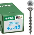 SPAX Senkkopf 4.5x 45 Teilgewinde Torx 20 Edelstahl A2 mit Bewertung
