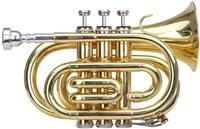 Classic Cantabile Brass TT-400 B-Taschentrompete Messing, Material: Messing