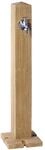 GARANTIA WOOD Wasserzapfs&auml;ule lightwood inkl. Chrom-Auslaufhahn
