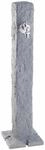 GARANTIA Granit Wasserzapfs&auml;ule lightgranite inkl. Chrom-Auslaufhahn