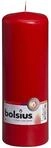 Bolsius Stumpenkerze, f&uuml;r Innen- und Au&szlig;enbereich, 200 x 70 mm, rot