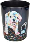 L&auml;ufer 26663 Papierkorb Bunter Hund, 13 Liter M&uuml;lleimer, perfekt f&uuml;r das