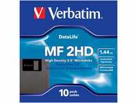 Verbatim MF-2HD Datalife 8,9 cm (3,5 Zoll) Disketten 10er-Pack