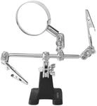 LogiLink WZ0034 dritte Hand mit Lupe L&ouml;thilfe helfende Hand f&uuml;r Feinmechanik