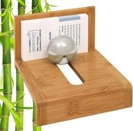 Wedo 0611407 Visitenkartenhalter Bambus braun