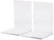 MAUL Buchst&uuml;tze aus Acryl (2er Pack) 10x10x13cm | B&uuml;cherhalter, Organzier f&uuml;r