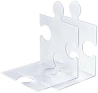HAN CD-St&auml;nder & Buchst&uuml;tze Puzzle, standfester kombinierbarer Stehsammler in