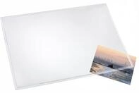 L&auml;ufer 43700 Durella transparent glasklar, durchsichtige Schreibtischunterlage 50x70