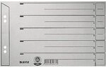 Leitz 1656-00-85 Trennbl&auml;tter A5quer, 200g/qm Inh.100, grau,