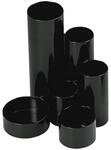 Wedo 245257201 JUNIOR Butler (aus hochwertigem Polystyrol, 6 R&ouml;hren) schwarz