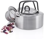 Tatonka Teekessel Teapot 1,0 L - Wasserkessel aus Edelstahl mit 1 Liter Volumen -