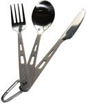 Relags Besteck Nordisk Titanbesteck - 3er Set, Silber, One Size, 150906