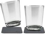 silwy&reg; rutschfeste, bruchsichere Magnet-Trinkbecher (2er Set) in der Farbe...
