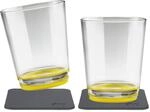 silwy&reg; rutschfeste, bruchsichere Magnet-Trinkbecher (2er Set) in der Farbe Oh Yellow