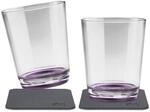silwy&reg; rutschfeste, bruchsichere Magnet-Trinkbecher (2er Set) in der Farbe Very