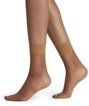 FALKE Damen Socken Shelina 12 DEN W SO Ultra-Transparent einfarbig 1 Paar, Braun