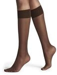 FALKE Women's Pure Matt 20 DEN lange Socken