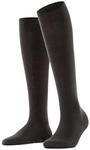FALKE Damen Kniestr&uuml;mpfe Softmerino 2er Pack, Gr&ouml;&szlig;e:37/38;Farbe:Dark Brown...