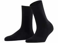 FALKE Damen Socken Cosy Wool W SO Wolle einfarbig 1 Paar, Schwarz (Black 3009), 35-38