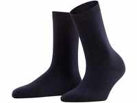 FALKE Damen Socken Cosy Wool W SO Wolle einfarbig 1 Paar, Blau (Dark Navy 6379),
