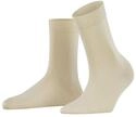 FALKE Damen Socken Cotton Touch W SO Baumwolle einfarbig 1 Paar, Beige (Cream 4019),