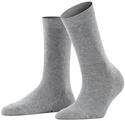 FALKE Damen Socken Family, Baumwolle, 1 Paar, Grau (Greymix 3399), 35-38 (UK 2.5-5 &Iota;