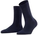 FALKE Damen Socken Family, Baumwolle, 1 Paar, Blau (Dark Navy 6379), 35-38 (UK 2.5-5