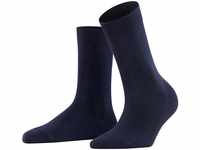 FALKE Damen Socken Family, Baumwolle, 1 Paar, Blau (Dark Navy 6379), 35-38 (UK...