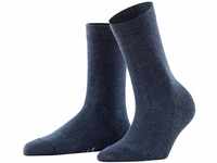 FALKE Damen Socken Family, Baumwolle, 1 Paar, Blau (Navy Blue 6499), 35-38 (UK 2.5-5