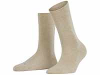 FALKE Damen Socken Sensitive London, Baumwolle, 1 Paar, Beige (Sand Melange 4659),