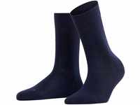 FALKE Damen Socken Sensitive London, Baumwolle, 1 Paar, Blau (Dark Navy 6379),...