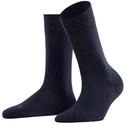 FALKE Damen Socken Sensitive London, Baumwolle, 1 Paar, Blau (Navyblue 6499), 35-38