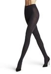 FALKE Damen Strumpfhose Softmerino W Ti Wolle Baumwolle einfarbig 1 St&uuml;ck, Blau Dark