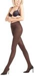 FALKE Damen Strumpfhose Family, Baumwolle, 1 Paar, Braun (Dark Brown 5239), XL (DE