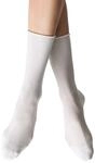Hudson Damen Socken Relax Fine Rollrand White 0008 35-38
