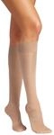 Wolford Damen Matt Fein Kniestr&uuml;mpfe Satin Touch 20 Knee - Highs 31206, 20 DEN, Gr.