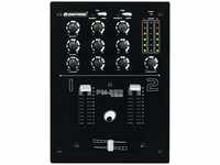 OMNITRONIC PM-222 2-Kanal-DJ-Mixer | 4 x Line und 2 x Phono (Stereo-Cinch),